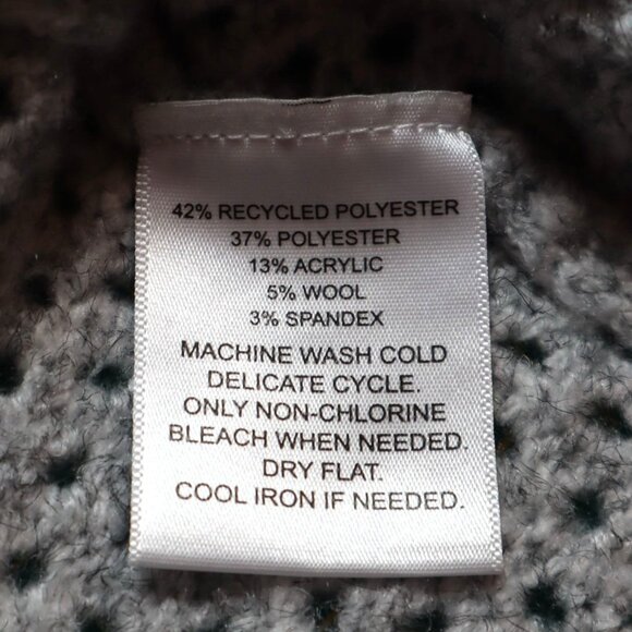 Broadway 38 Wool Sweater Women's XS Gray Twee Boho Bohemian Feminine Night Out - Picture 4 of 10